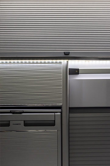 Interior of SWB Freerunner VW Campervan