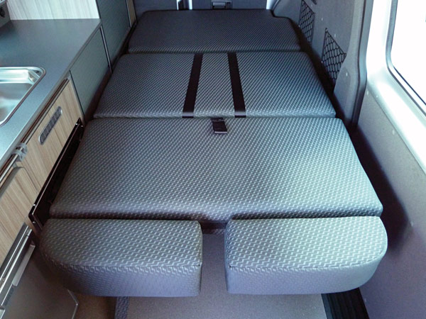 Bed extension for VW Camper